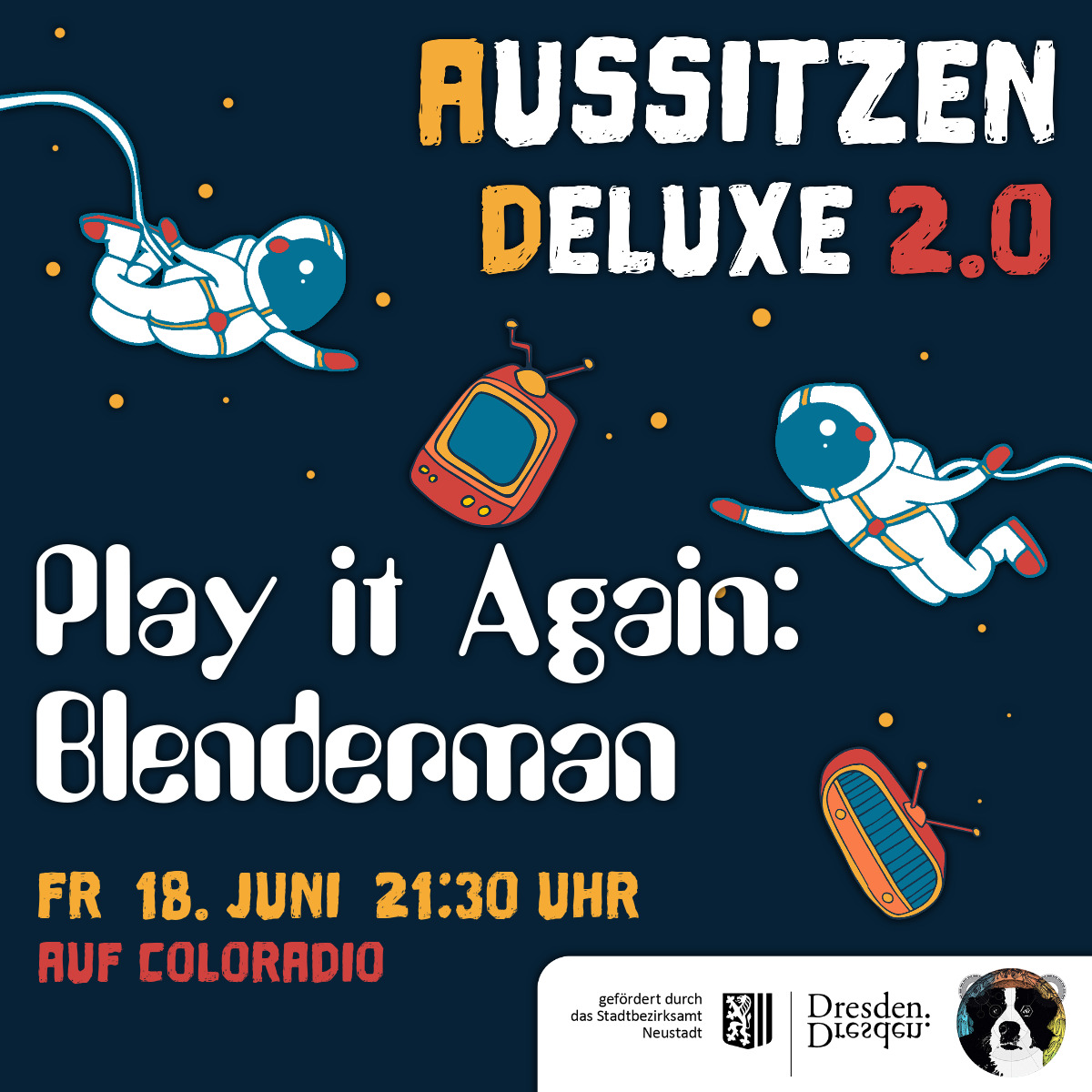 Play it again: Blenderman in der Blauen Fabrik