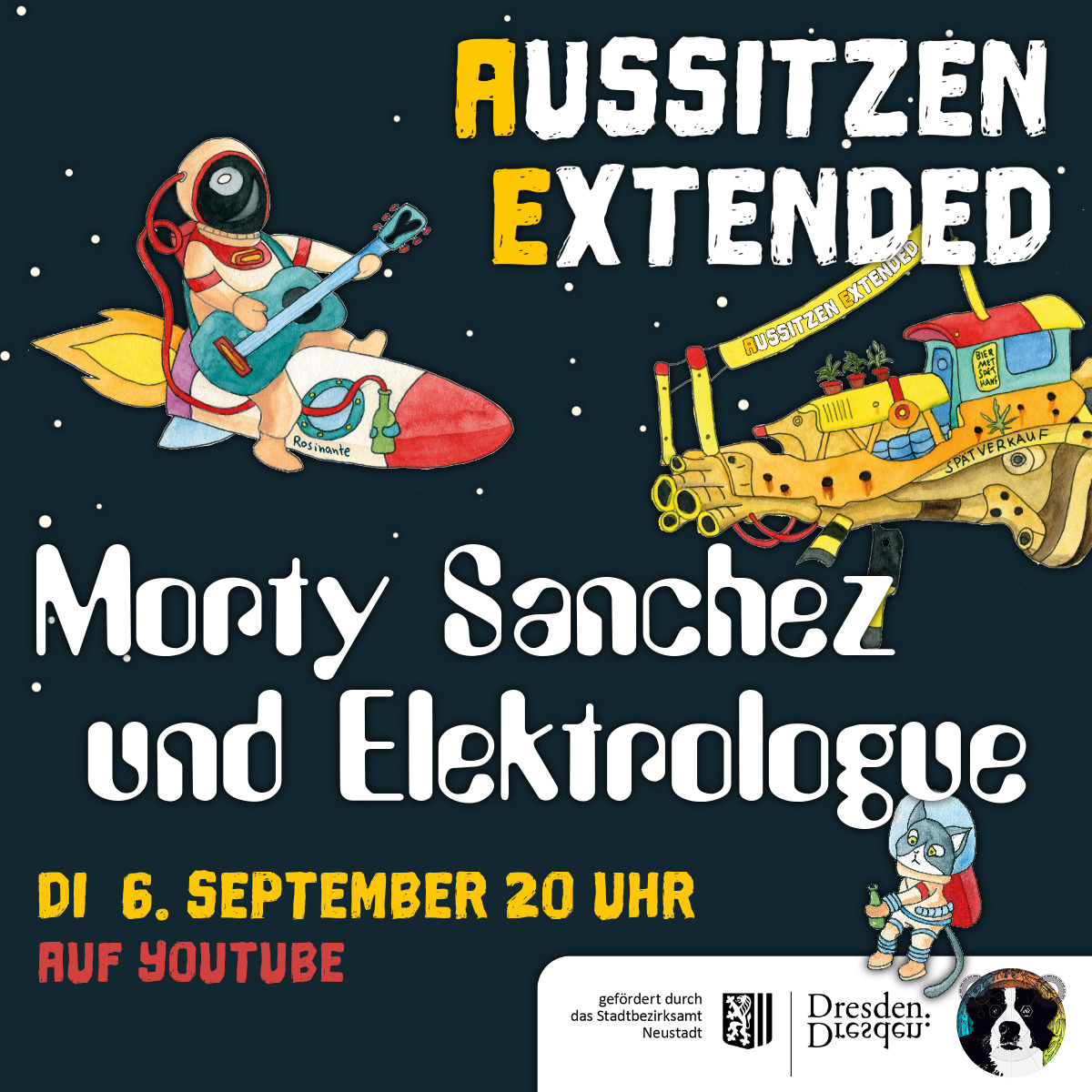 Konzerte für gute Maßnahmen: Morty Sanchez und Elektrologue