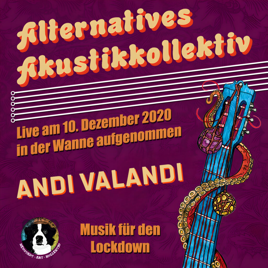 Alternatives Akustikkollektiv mit Andi Valandi live am 10.12.2020 in der Wanne im Stadtteilhaus aufgenommen.