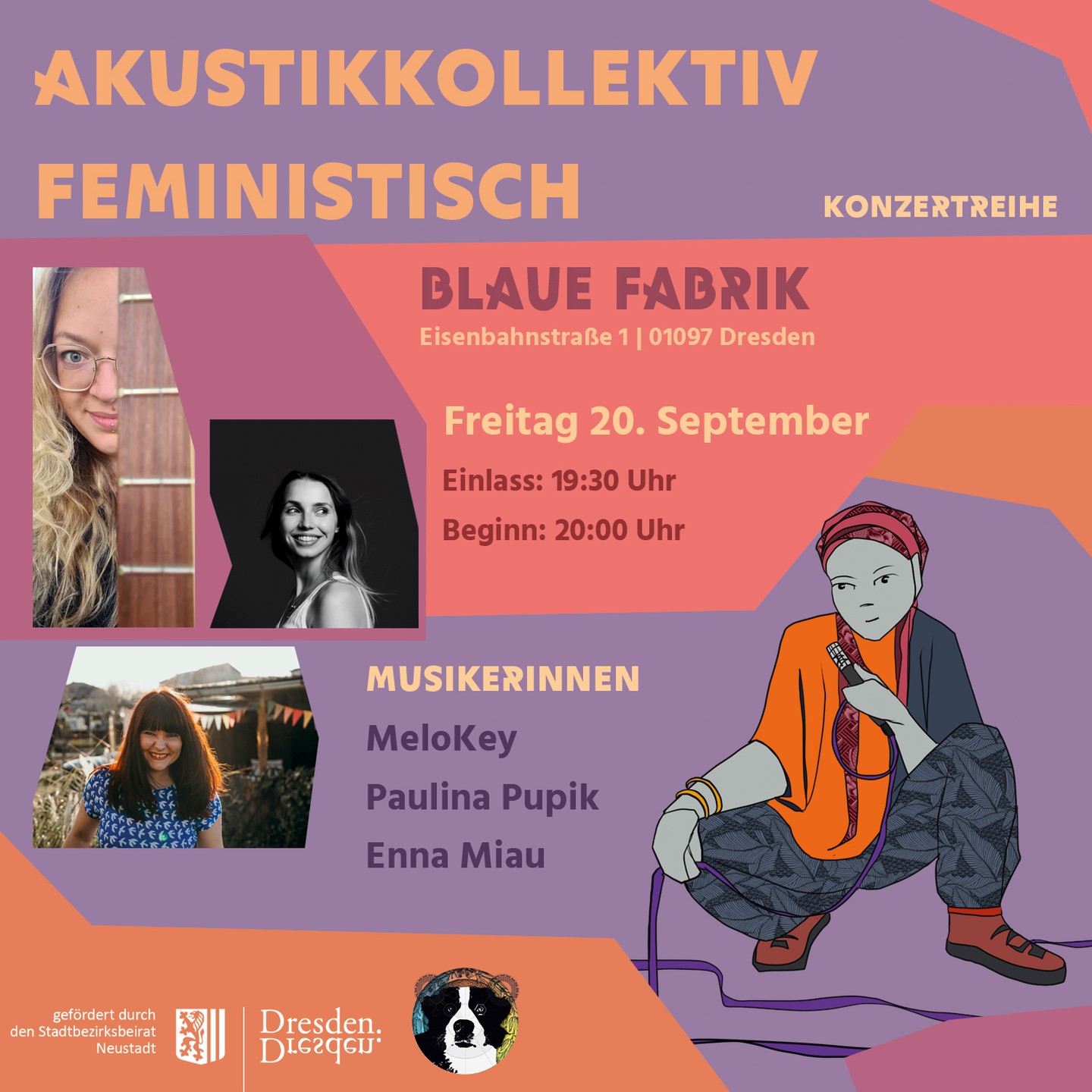 Akustikkollektiv feministisch @ Blaue Fabrik