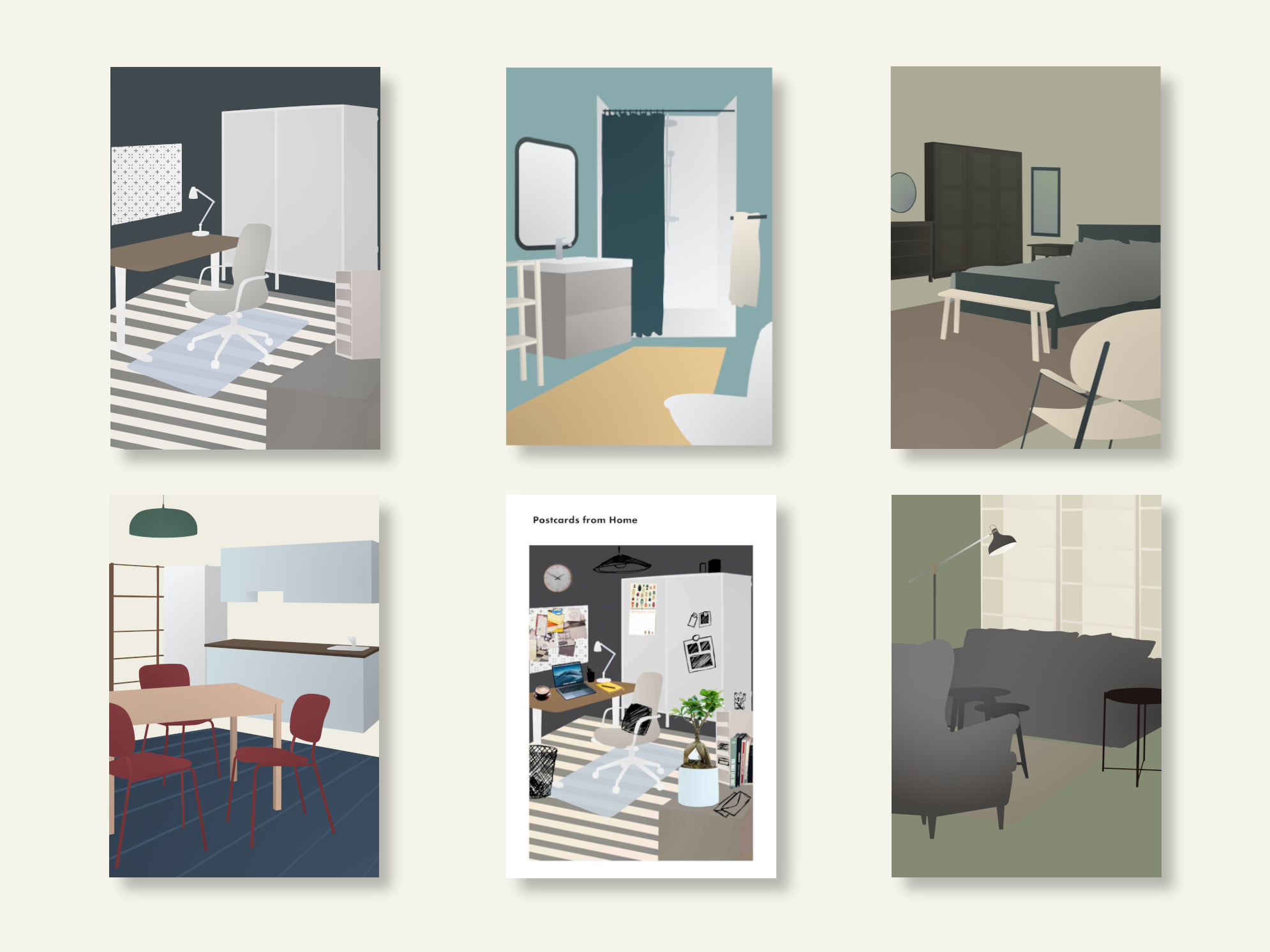 Nina Lapislazuli Postkarten-Set LIMITIERT