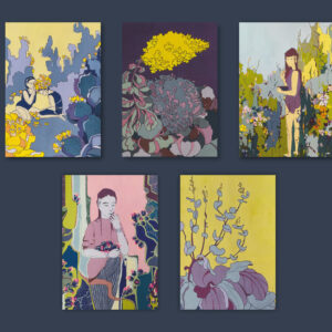 Omani Frei Postkarten-Set I