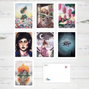 Joelle Vanderbeke Postkarten-Set