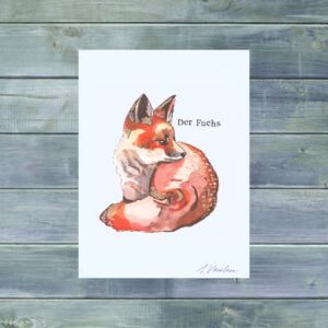 Der Fuchs - Kunstdruck
