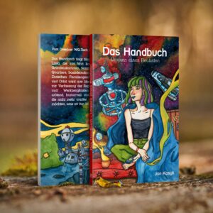 Cover und Rückseite des Handbuchs als Mockup.