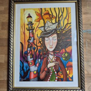 Original Aquarell "daydreams gone by"