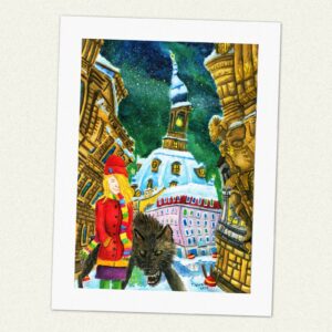 Kunstdruck frost and stone