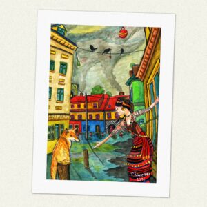 Kunstdruck Fuchstanz