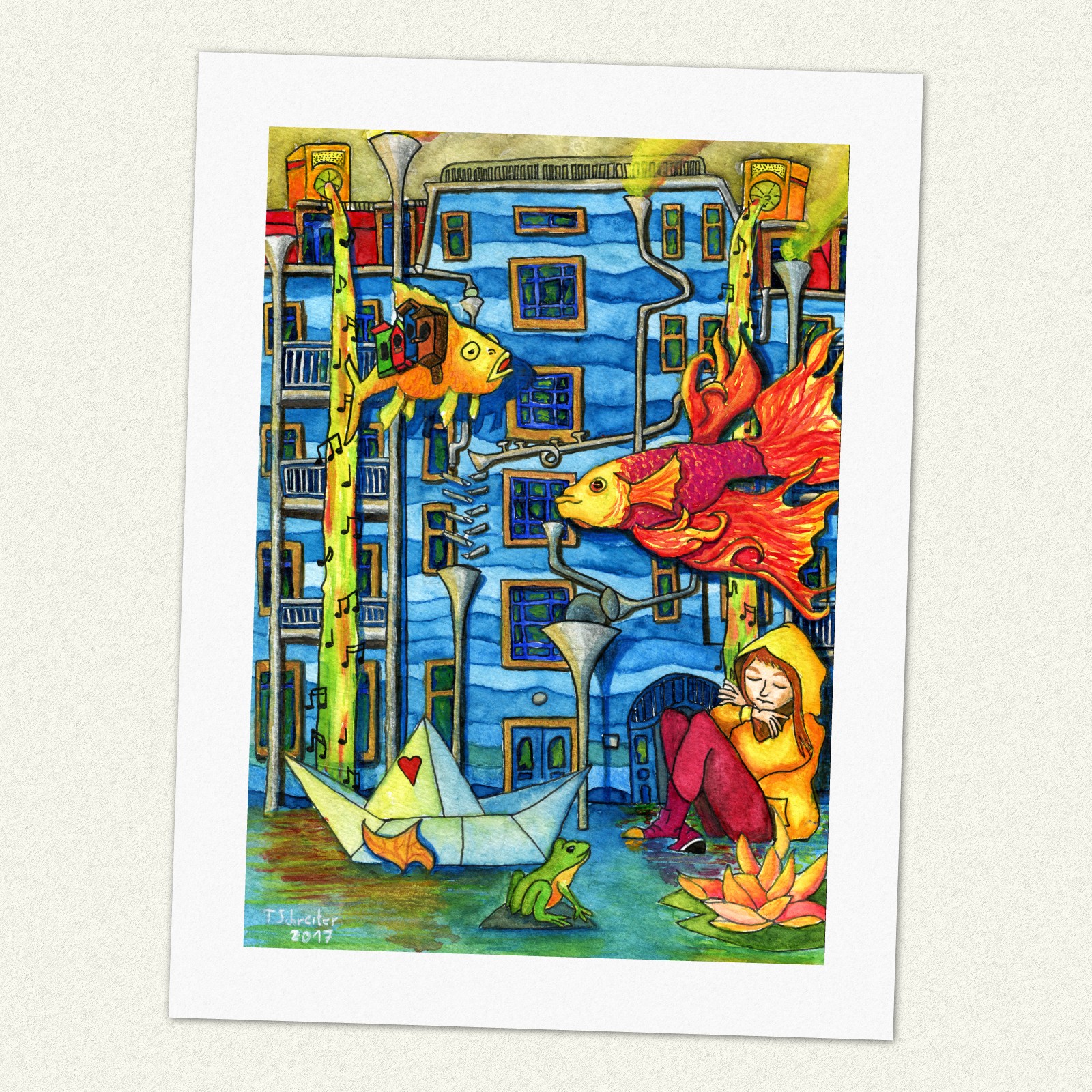 Kunstdruck color of music