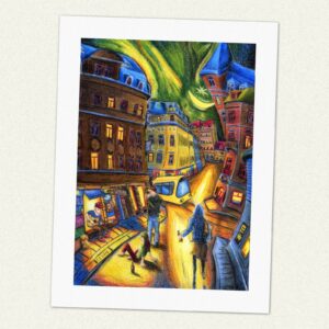 Kunstdruck coming home