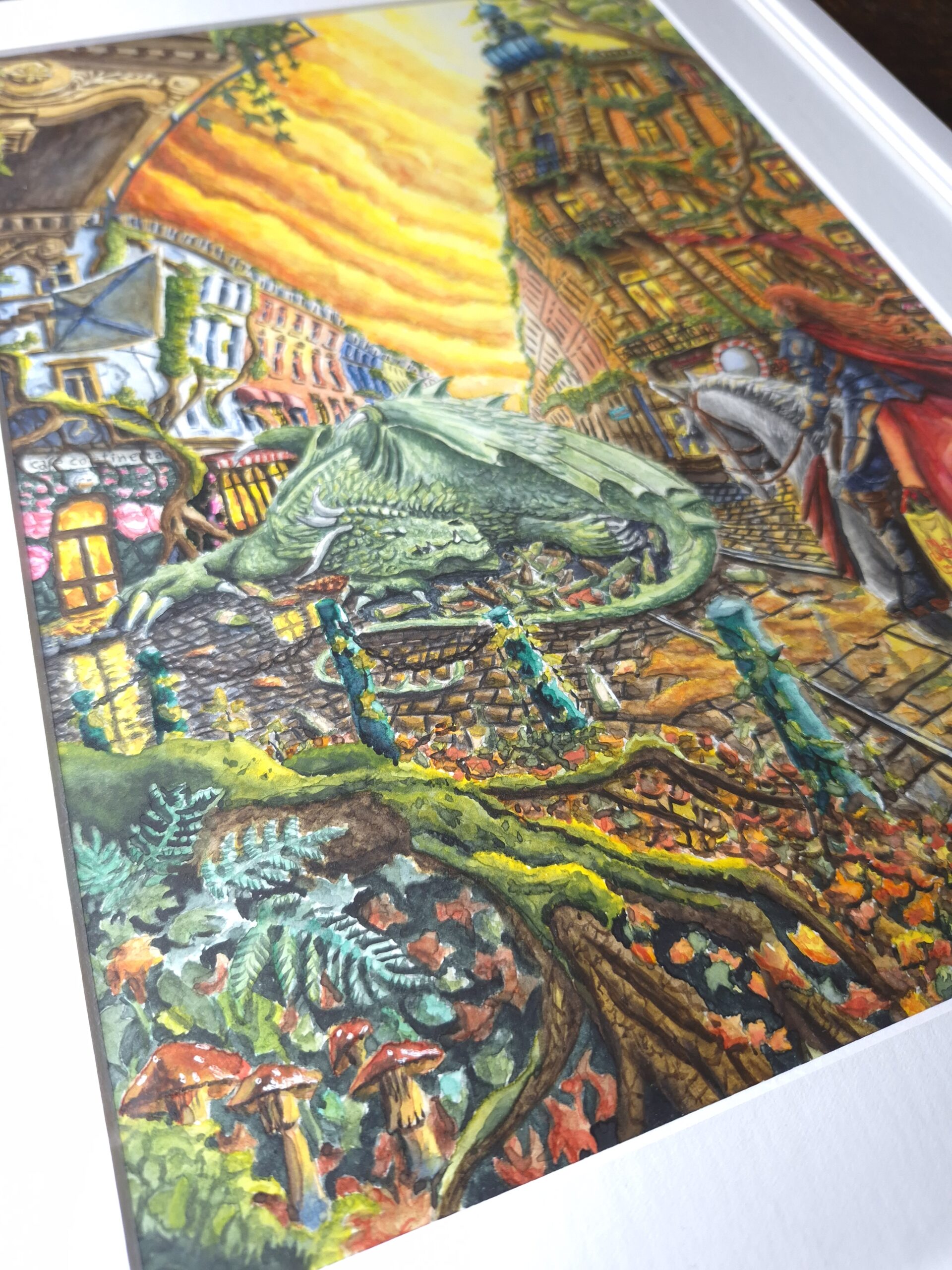 Original Aquarell "Der Flaschenhort" | Thomas Schreiter – Bild 2